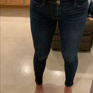 American Eagle dark blue skinny jeans